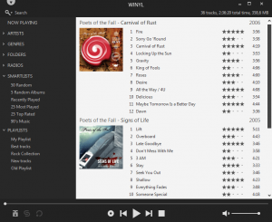 Winyl Music Player for Windows 10