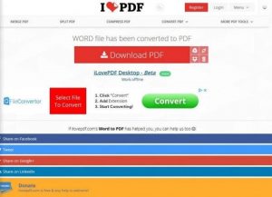 Convert Word to PDF