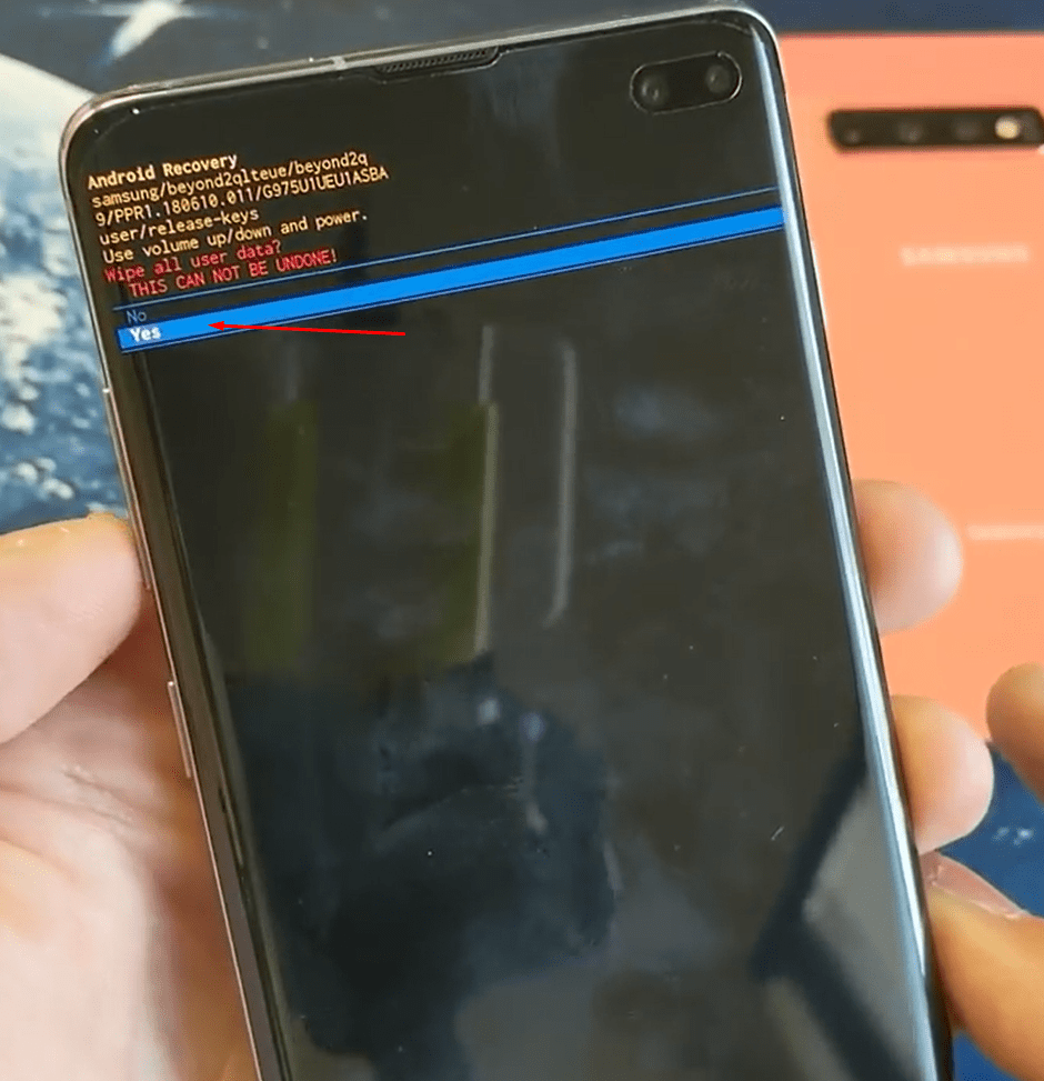 samsung galaxy s10 password reset without losing data