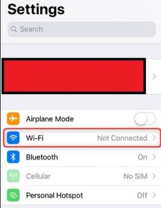 share wifi password iphone