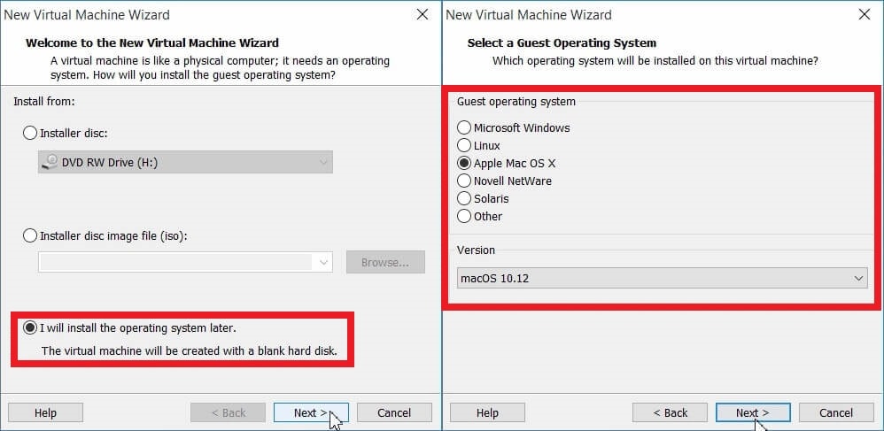 How to install macOS High Sierra 10.13.6 on Windows with VMware