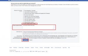Deactivate Your Facebook Account