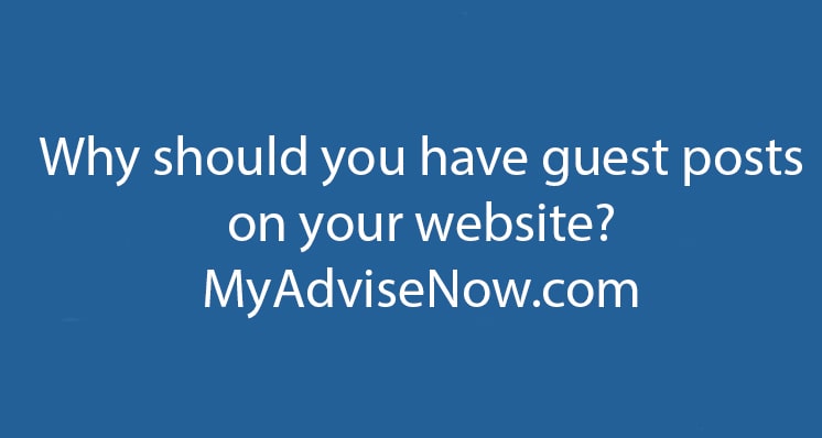 guest posts on your website
